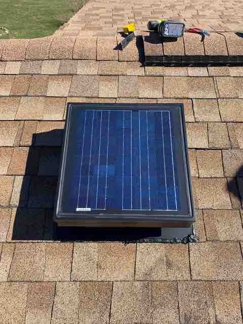 Attic Solar fan